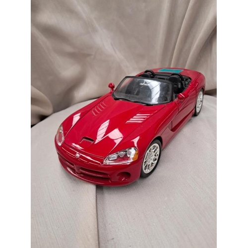 671 - Cast Metal Dodge Viper Model Car (26cm Long)