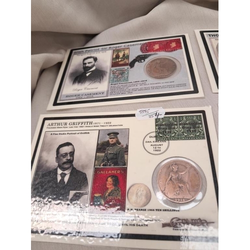 695 - Collection of 4 Easter Rising Commemorative Cards