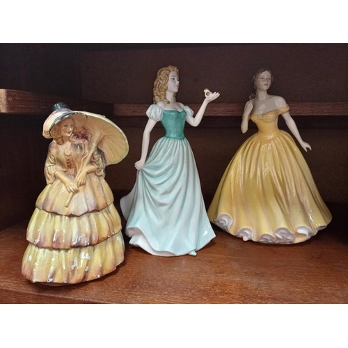 84 - Two Royal Doulton Figures and 4 others