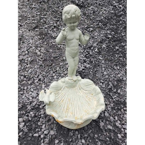 500 - Decorative Bird Bath with Child Decoration