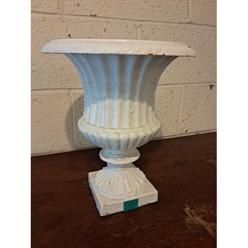 1057 - Garden Statuary - Cast Iron Urn or Planter (35cm Tall)