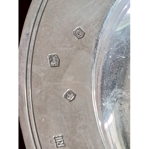 722 - Pair of Sheffield Silver Dishes - 1974 (195mm x 30mm)