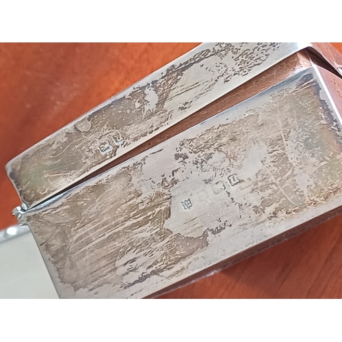 724 - Two Solid Silver Cigarette Cases