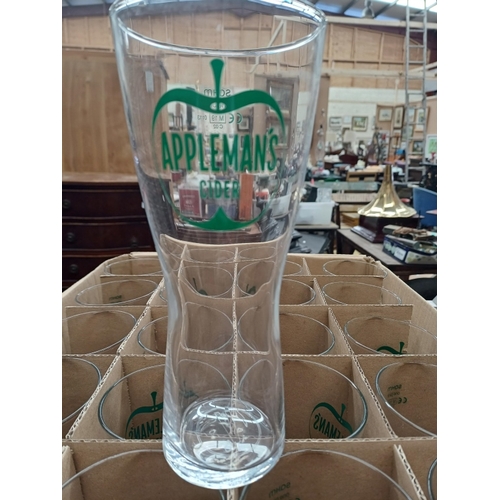 1288 - Two Dozen Appleman''s Cider Pint Glasses