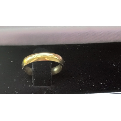 419 - Gold Band (Size J) 2g