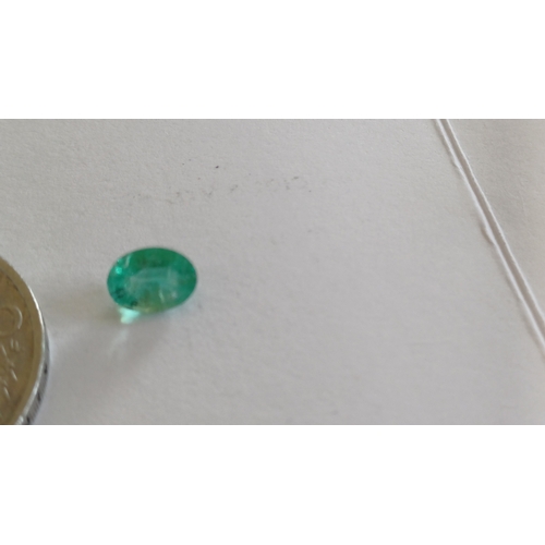 564 - Natural Beryl Emerald Stone (.79 carats) with iGI Certificate