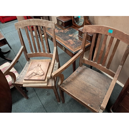 117 - Lovely Pair of Irish Vernacular Armchairs - early 20th Century