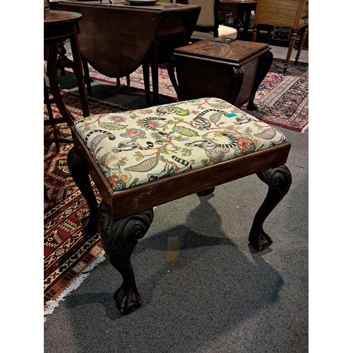 233 - Mahogany Stool in Chippendale Style