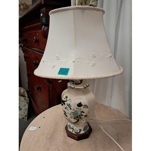 26 - Masons Ironstone Table Lamp