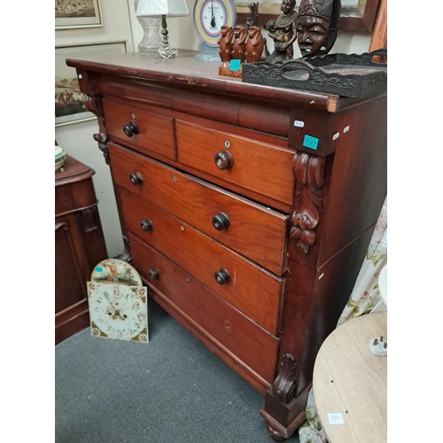 27 - Victorian Mahogany Chest of Drawers