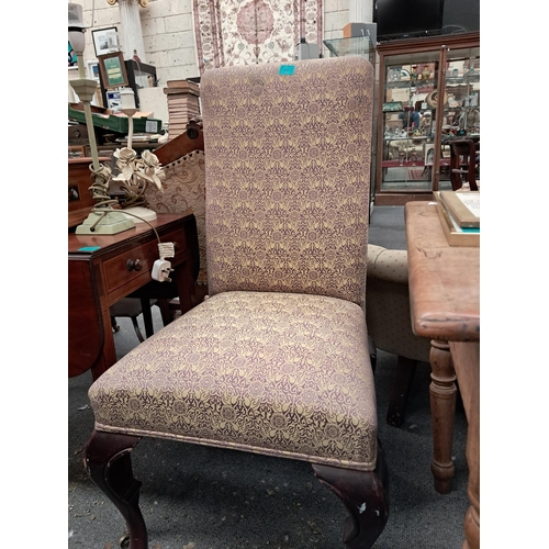 301 - Pair of Vintage Mahogany Occasional Chairs in Irish Georgian Style