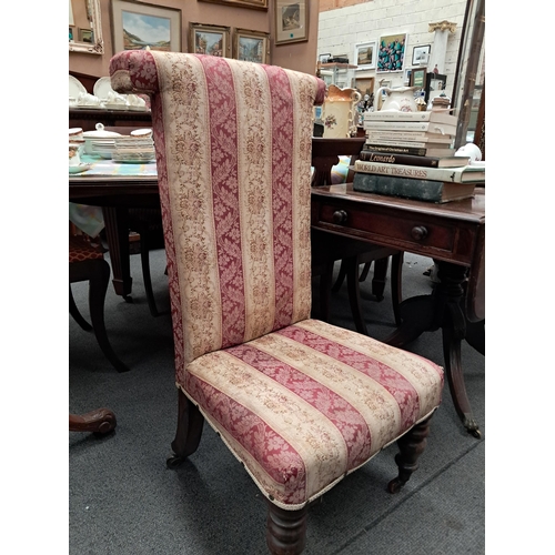 317 - Victorian Rosewood Pre-Dieu Chair