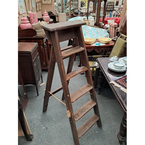 363 - Vintage Shop Step Ladder