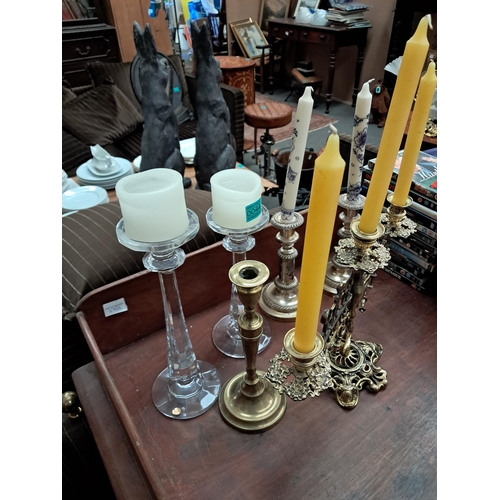 44 - Lot of Candlesticks