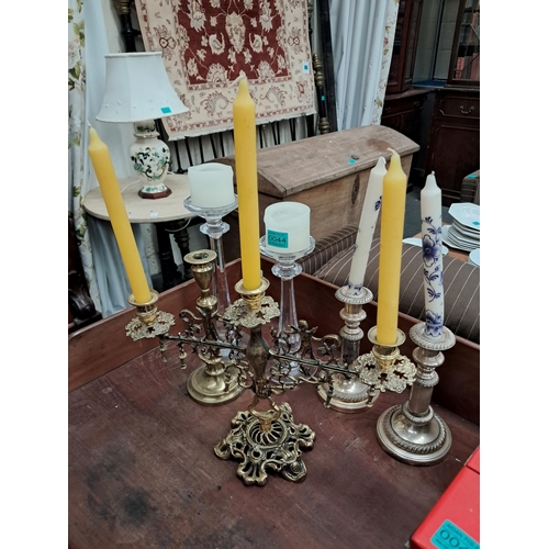 44 - Lot of Candlesticks