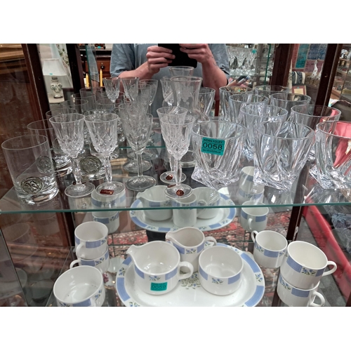 58 - Shelf of Drinking Glasses