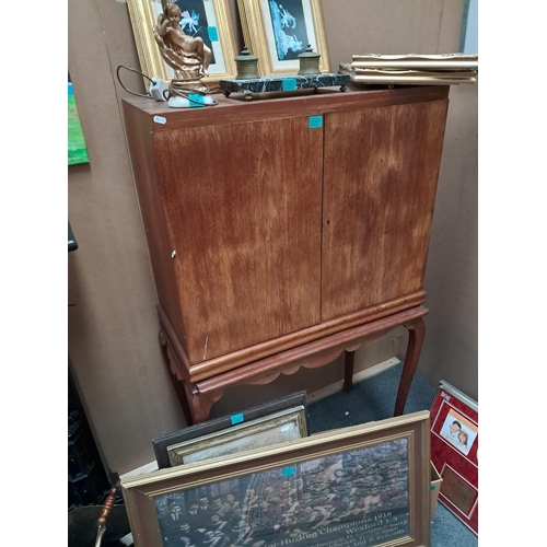 67 - Mid Century Teak Cocktail Cabinet