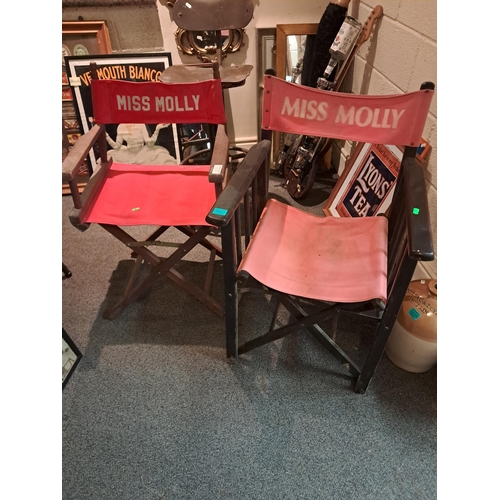 907 - Two Vintage Directors Chairs 