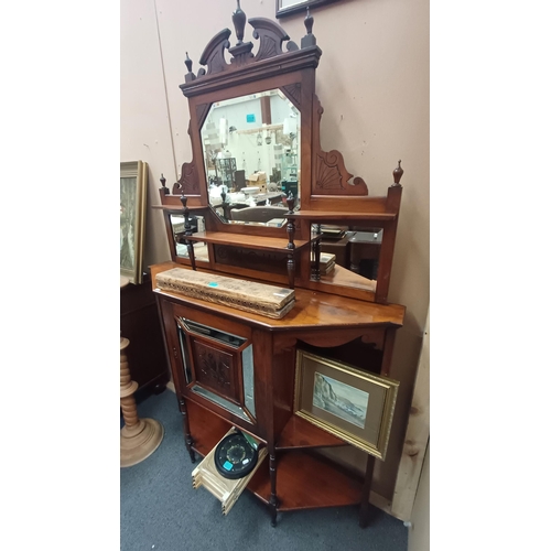 508 - Late Victorian Walnut Chiffonier