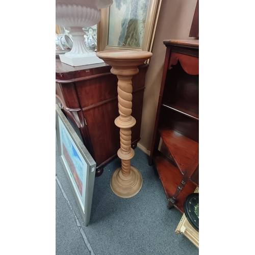 511 - Mahogany Torchere (98cm Tall)