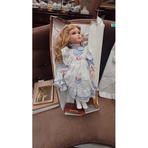 554 - Alberon Collectible Doll Figure on Stand (58cm Tall)