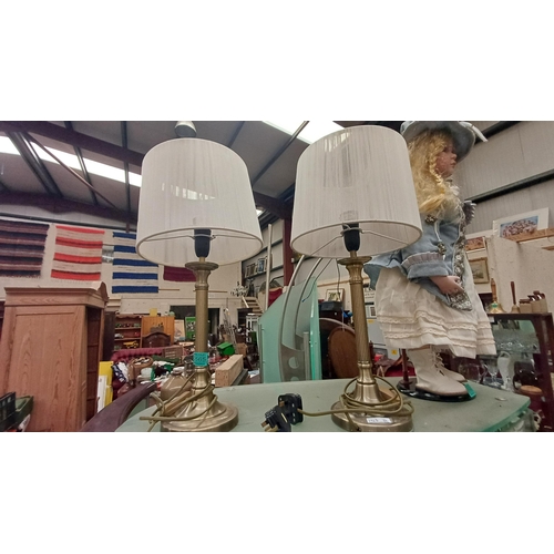 565 - Pair of Table Lamps with Shades