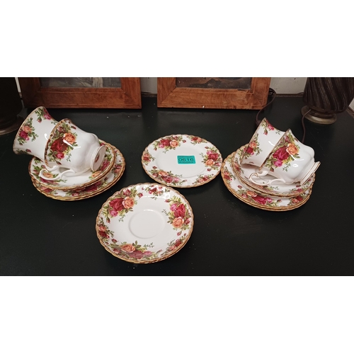 616 - Royal Albert Old Country Rose 21 Piece Tea Set