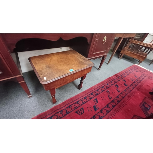 629 - Victorian Walnut Sewing Table