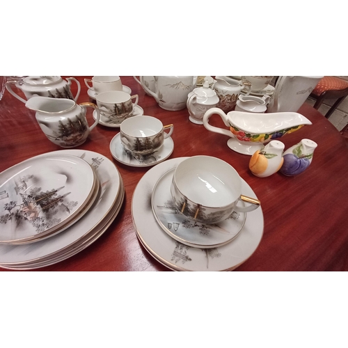 715 - Collection of Egg Shell Oriental Porcelain Teasets etc