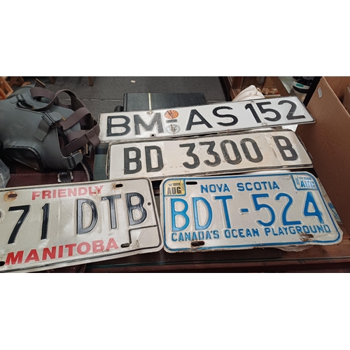 748 - Good Collection of Vehicle Number Plates mainly American (17)