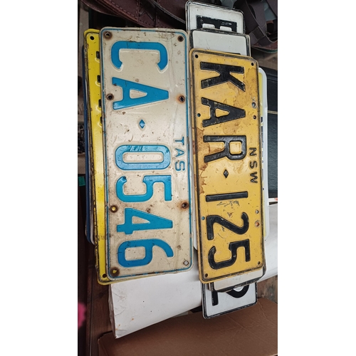 748 - Good Collection of Vehicle Number Plates mainly American (17)