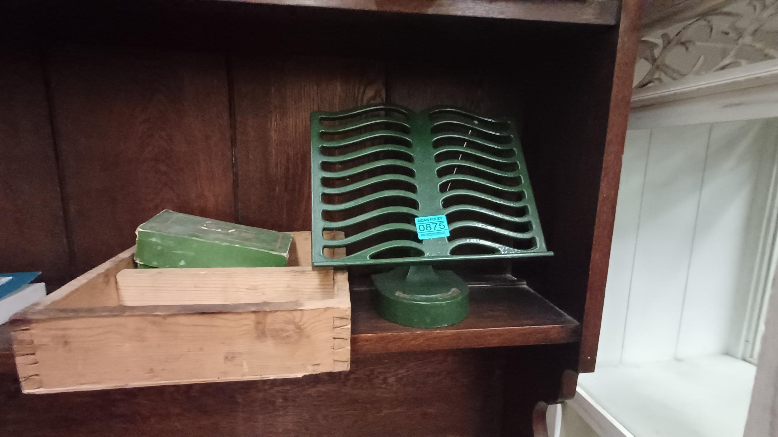 Cast Iron Kitchen Cook Book Stand, Cutlery Tray and Singer Sewing