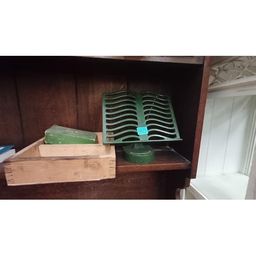 Cast Iron Kitchen Cook Book Stand, Cutlery Tray and Singer Sewing