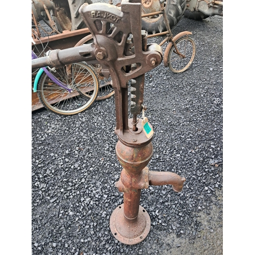 100 - Cast Iron Garden Pump - old Village style