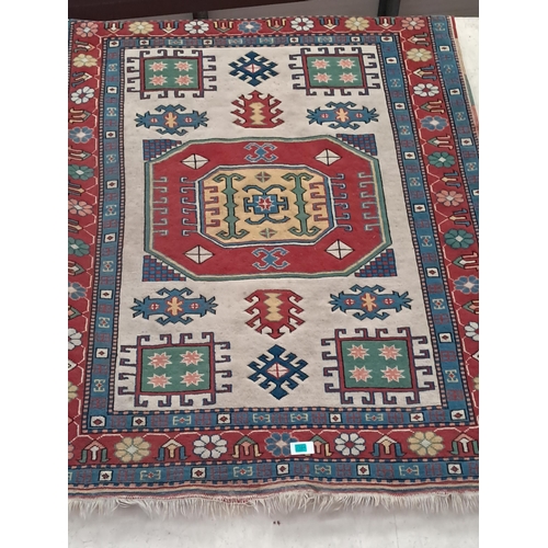 394 - Vintage Kazak Handwoven Rug (220cm x 160cm)