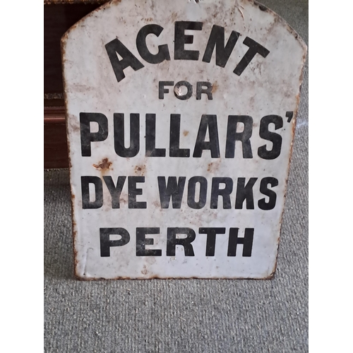 396 - Double Sided Original Enamel Sign 