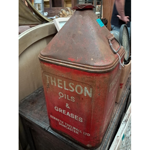 1073 - Thelson Oils and Greases 5 Gallon Oil Can