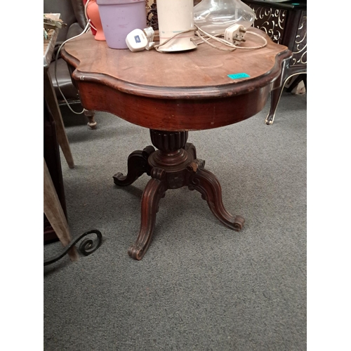 1082 - 19th Century French Mahogany Centre Table