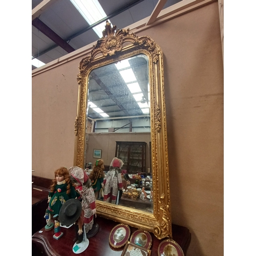 106 - Decorative Gilt Pier Mirror (86cm x 156cm)