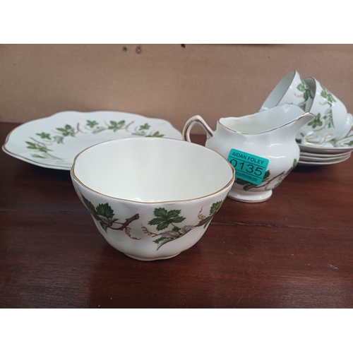 135 - Royal Tara 21 Piece Bone China Tea Set