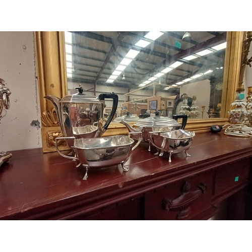 163 - Collection of Silver Plate including a 4 Piece Tea Set (EPNS), Spirit Kettle and Tea Urn