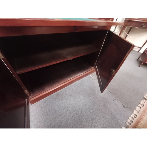 182 - Victorian Mahogany Cylinder Bureau