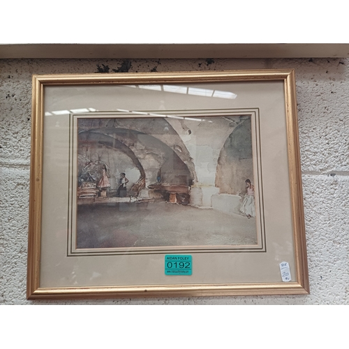 192 - Pair of William Russell Flint Prints (each framed 29.5cm x 36.5cm)