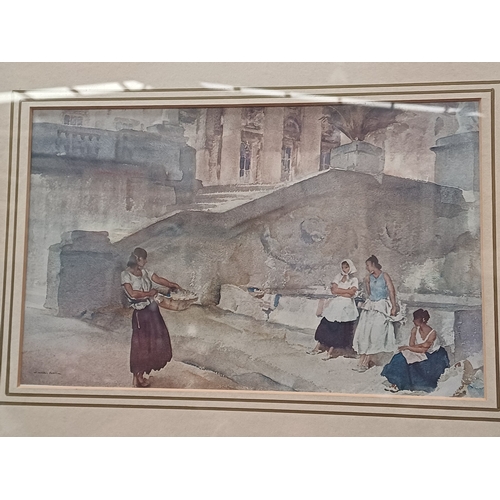 192 - Pair of William Russell Flint Prints (each framed 29.5cm x 36.5cm)