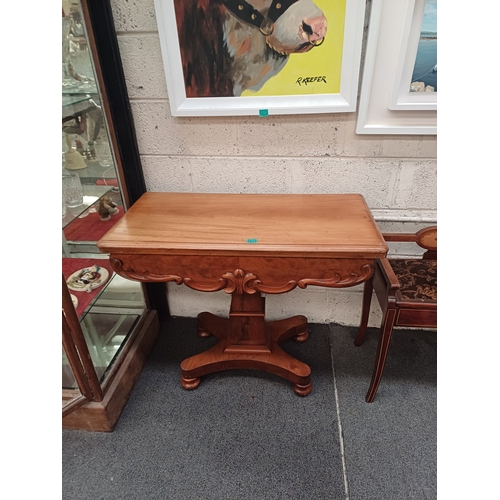 213 - Victorian Mahogany Tea Table