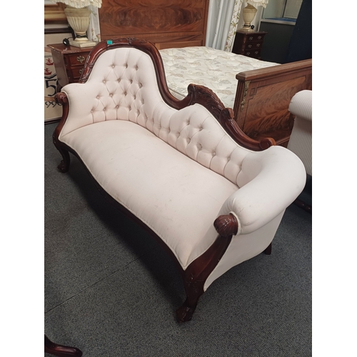 57 - Victorian Style Chaise Longue/Sofa