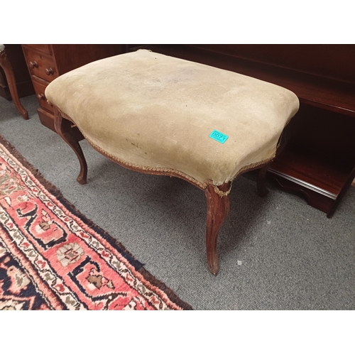 71 - Victorian Rosewood Stool - needs upholstery