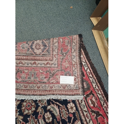 85 - Handwoven Persian Hamadam Runner - good colour (340cm x 105cm )