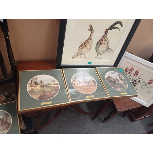 93 - Lot of 7 Framed Prints 