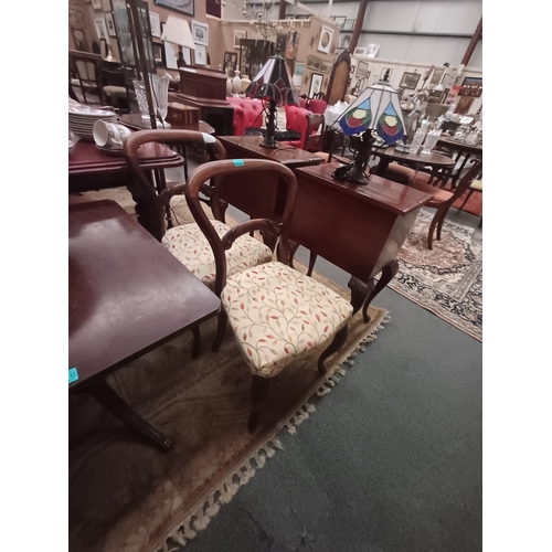 275 - Good Set of 4 Victorian Mahogany Dining Chairs